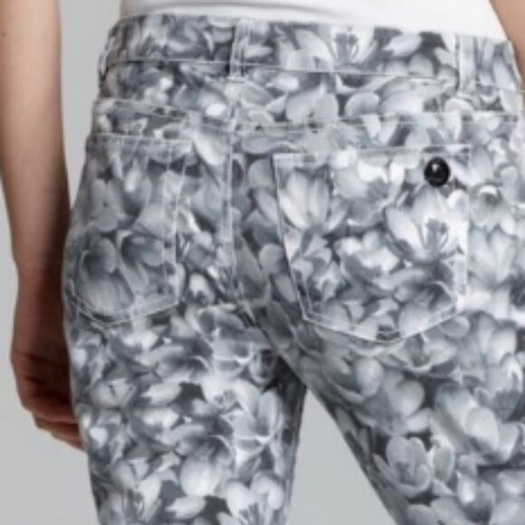 MICHAEL KORS Women's Gray Floral Pants Size 16W. - Picture 2 of 15
